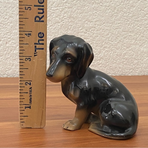 Vintage ERPHILA Germany Dachshund Porcelain 4” Collectible Dog Figurine - Picture 7 of 14